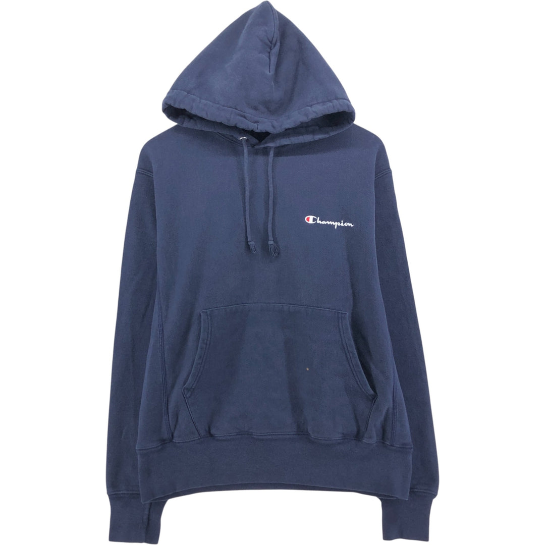 Champion REVERSE WEAVE Reverse Weave Sweat Pullover Hoodie Men's M cotton navy blue type Vintage Second Hand