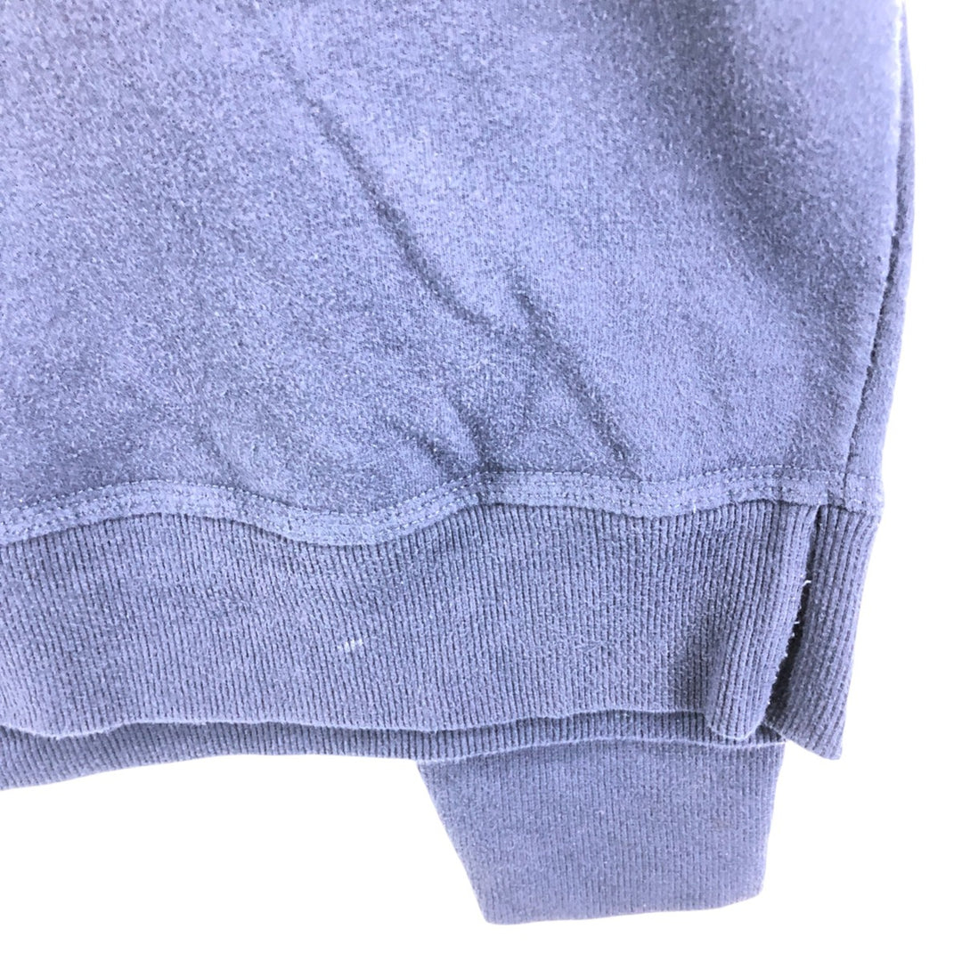 Champion Sweatshirt Pullover Hoodie, Men's Size L cotton navy blue type Vintage Second Hand