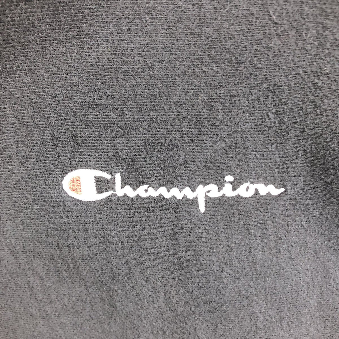 Champion REVERSE WEAVE Reverse Weave Sweat Pullover Hoodie Men's L size cotton black type Vintage Second Hand