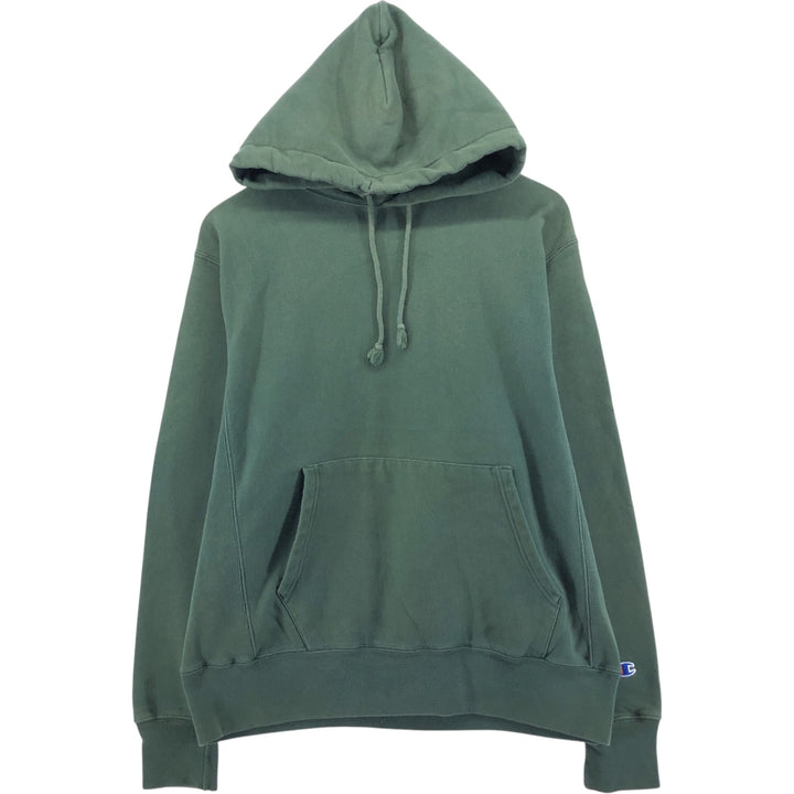 Champion REVERSE WEAVE Reverse Weave Eyeless Pullover Hoodie, Men's Size Medium, Vintage cotton green type Vintage Second Hand