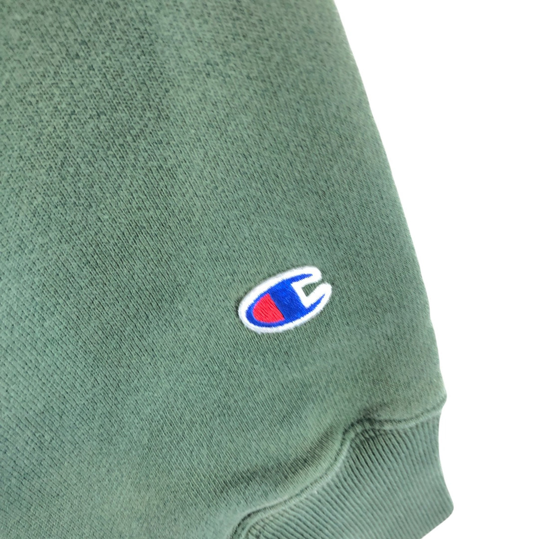 Champion REVERSE WEAVE Reverse Weave Eyeless Pullover Hoodie, Men's Size Medium, Vintage cotton green type Vintage Second Hand