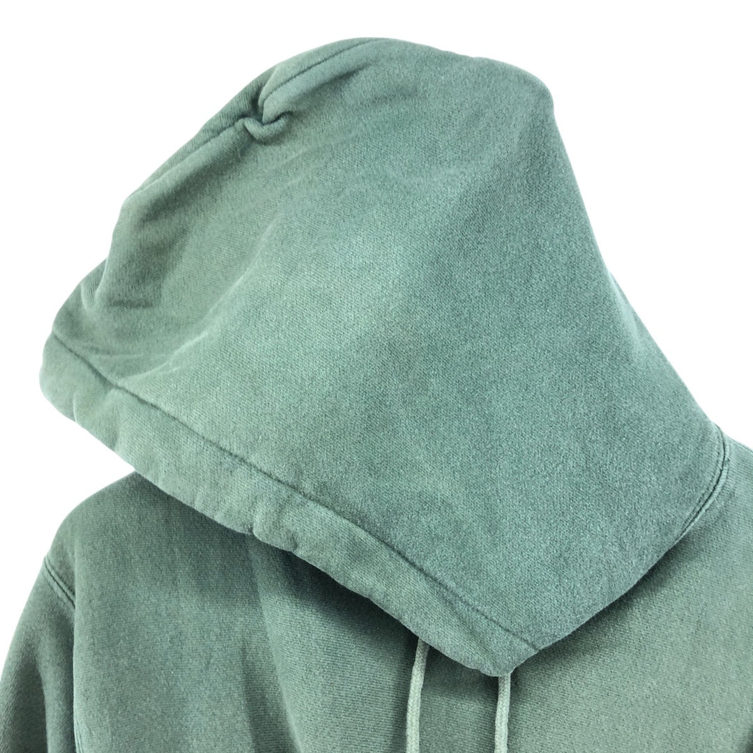 Champion REVERSE WEAVE Reverse Weave Eyeless Pullover Hoodie, Men's Size Medium, Vintage cotton green type Vintage Second Hand