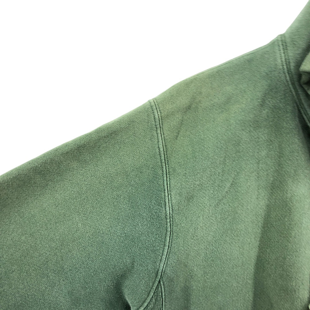 Champion REVERSE WEAVE Reverse Weave Eyeless Pullover Hoodie, Men's Size Medium, Vintage cotton green type Vintage Second Hand