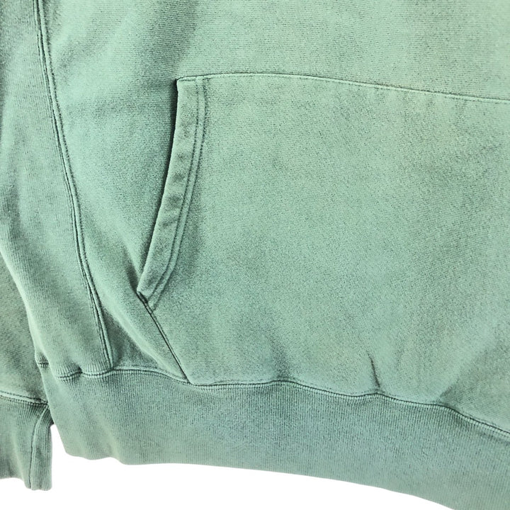 Champion REVERSE WEAVE Reverse Weave Eyeless Pullover Hoodie, Men's Size Medium, Vintage cotton green type Vintage Second Hand