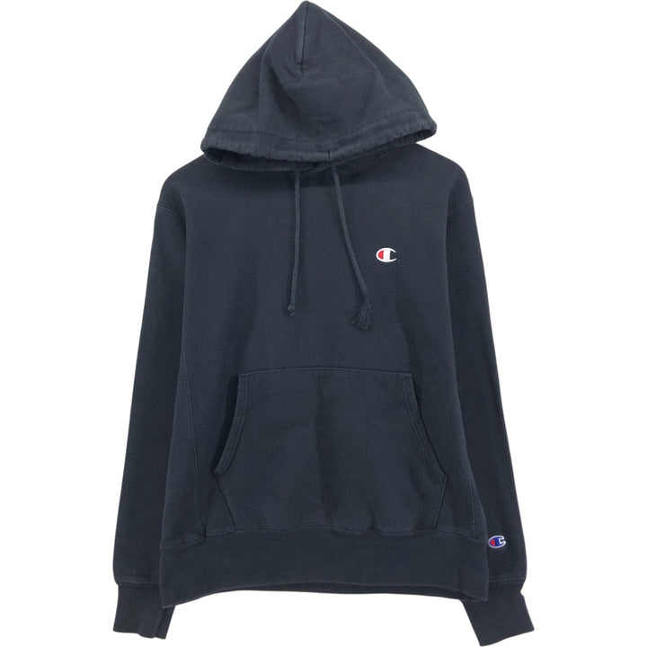 Champion REVERSE WEAVE Reverse Weave Sweat Pullover Hoodie Men's M cotton black type Vintage Second Hand