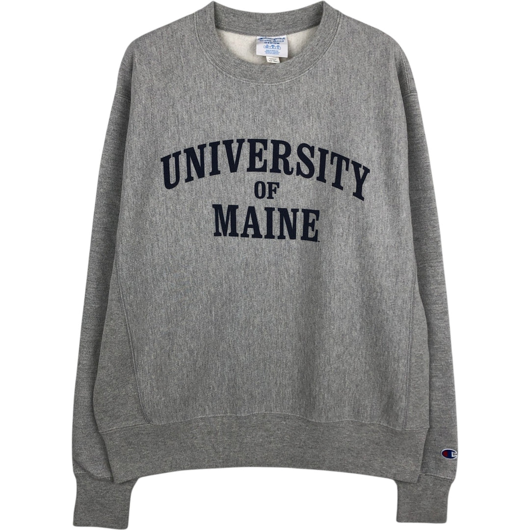 Champion Reverse Weave 3-Print College Sweatshirt, Men's Size Medium cotton gray type Vintage Second Hand