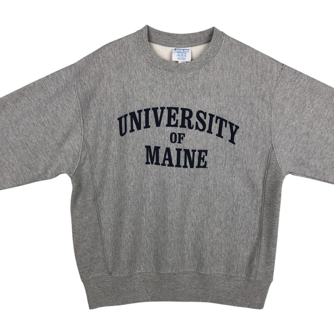 Champion Reverse Weave 3-Print College Sweatshirt, Men's Size Medium cotton gray type Vintage Second Hand