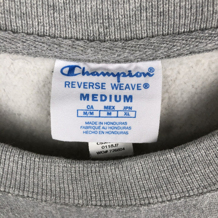 Champion Reverse Weave 3-Print College Sweatshirt, Men's Size Medium cotton gray type Vintage Second Hand