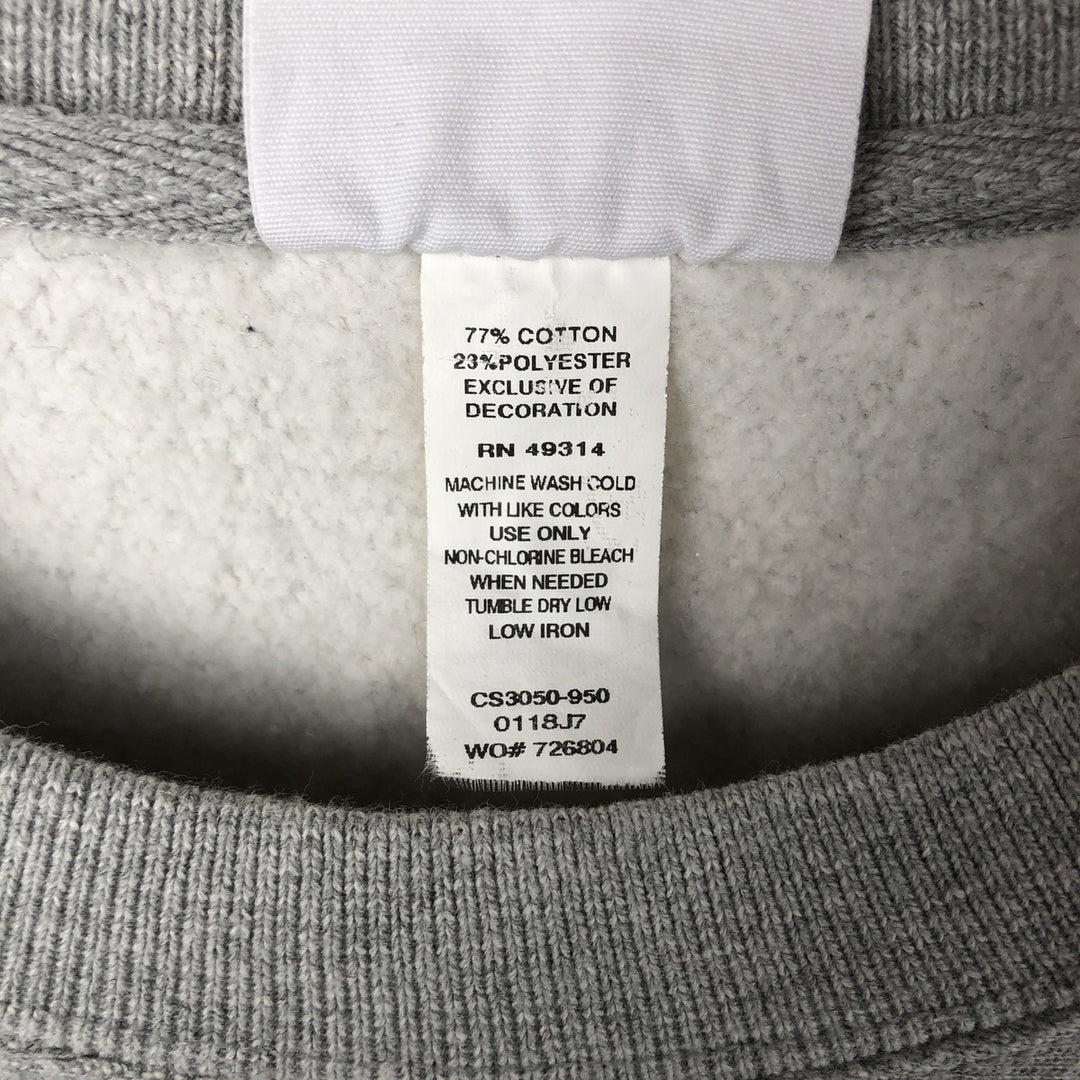 Champion Reverse Weave 3-Print College Sweatshirt, Men's Size Medium cotton gray type Vintage Second Hand
