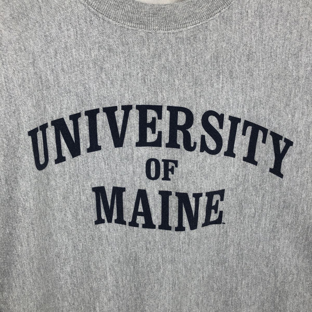 Champion Reverse Weave 3-Print College Sweatshirt, Men's Size Medium cotton gray type Vintage Second Hand