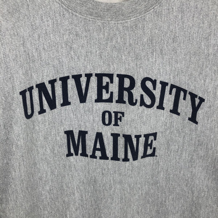 Champion Reverse Weave 3-Print College Sweatshirt, Men's Size Medium cotton gray type Vintage Second Hand