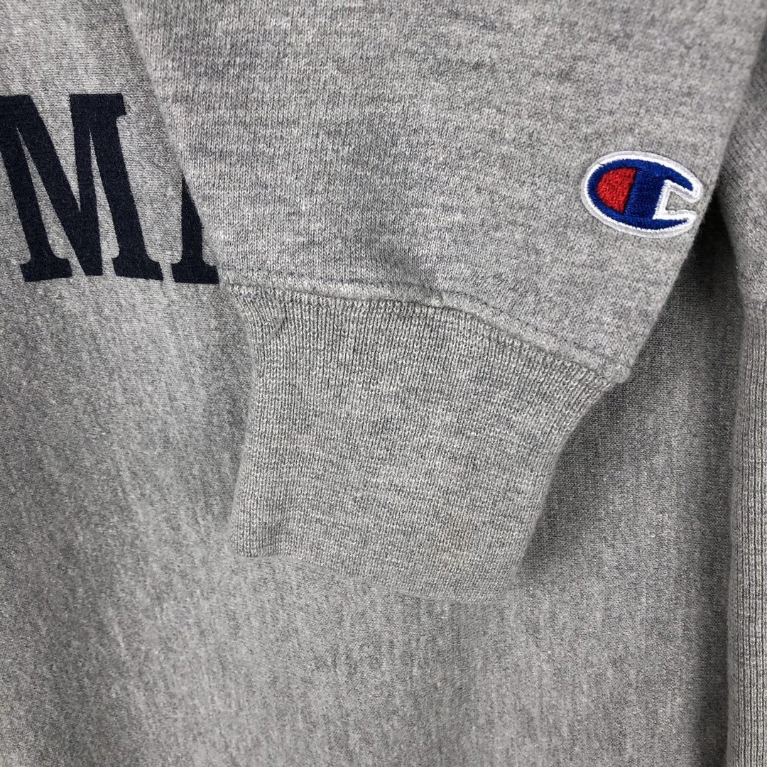 Champion Reverse Weave 3-Print College Sweatshirt, Men's Size Medium cotton gray type Vintage Second Hand