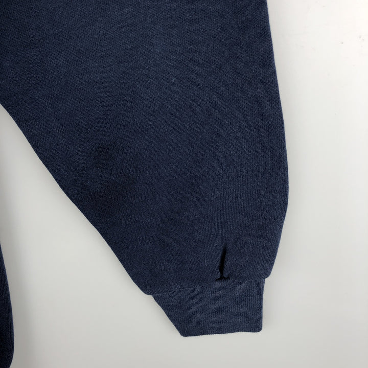 Vintage 1980'S Hanes Blue Tag Pullover Hoodie, Made in USA, Men's XL cotton navy blue type Vintage Second Hand