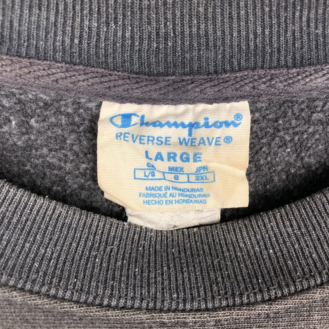 Champion REVERSE WEAVE Reverse Weave One Point Logo Sweatshirt Trainer Men's L size cotton gray type Vintage Second Hand