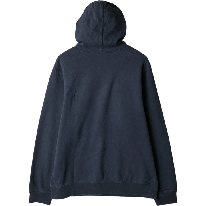 Nike the athletic department sweatshirt pullover hoodie, men's size XL cotton navy blue type Vintage Second Hand