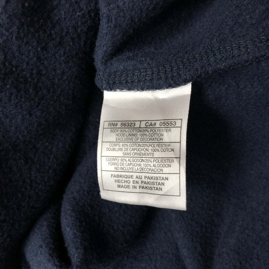Nike the athletic department sweatshirt pullover hoodie, men's size XL cotton navy blue type Vintage Second Hand