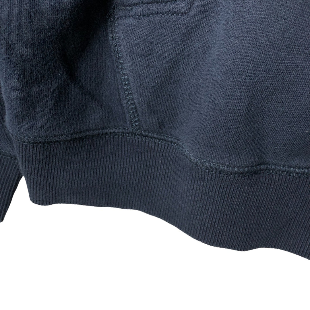 Nike the athletic department sweatshirt pullover hoodie, men's size XL cotton navy blue type Vintage Second Hand