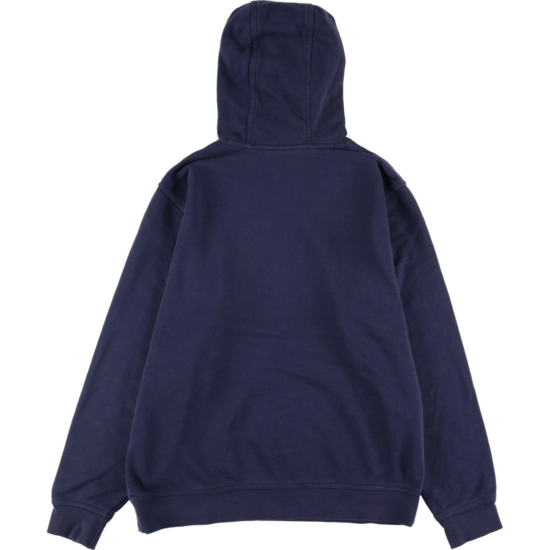 Nike Sweat Pullover Hoodie Men's XL Size cotton navy blue type Vintage Second Hand