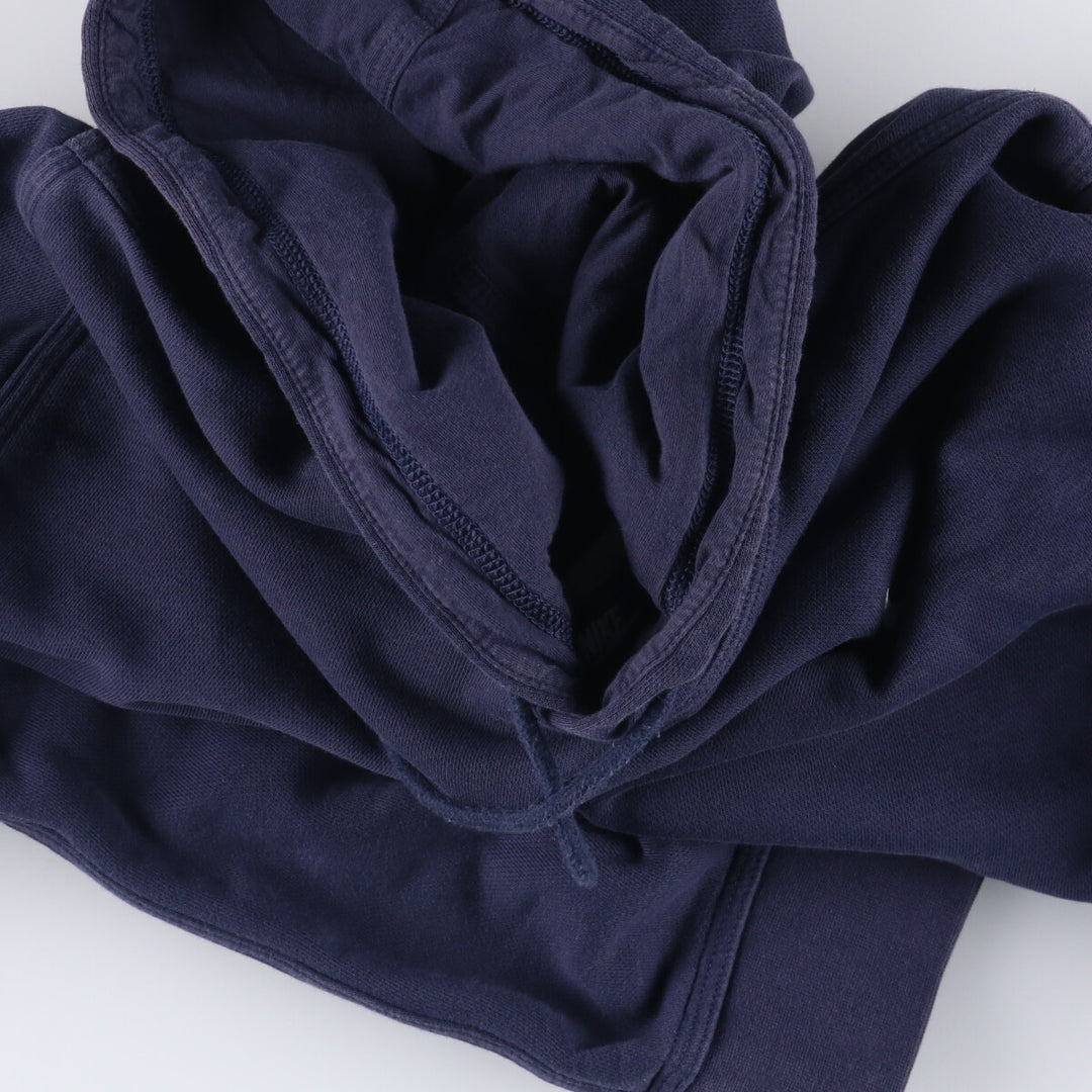 Nike Sweat Pullover Hoodie Men's XL Size cotton navy blue type Vintage Second Hand