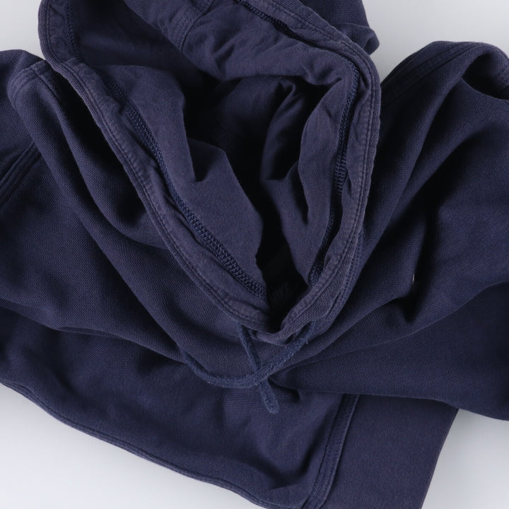 Nike Sweat Pullover Hoodie Men's XL Size cotton navy blue type Vintage Second Hand
