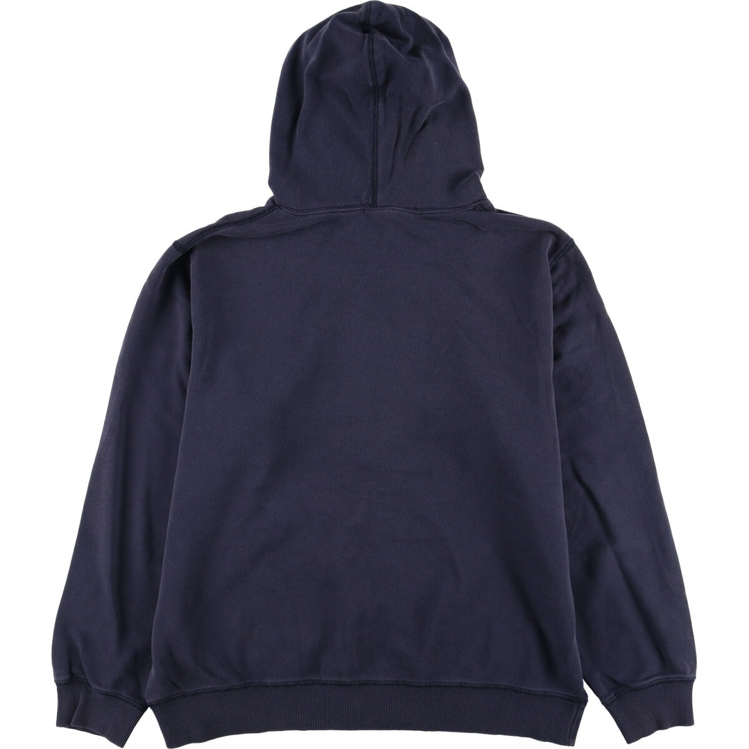Nike Sweat Pullover Hoodie Men's XL Size cotton navy blue type Vintage Second Hand