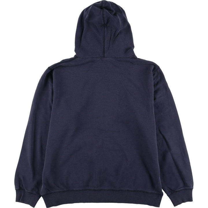 Nike Sweat Pullover Hoodie Men's XL Size cotton navy blue type Vintage Second Hand