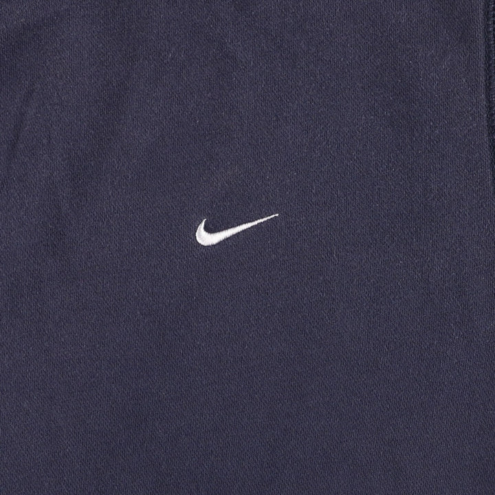 Nike Sweat Pullover Hoodie Men's XL Size cotton navy blue type Vintage Second Hand