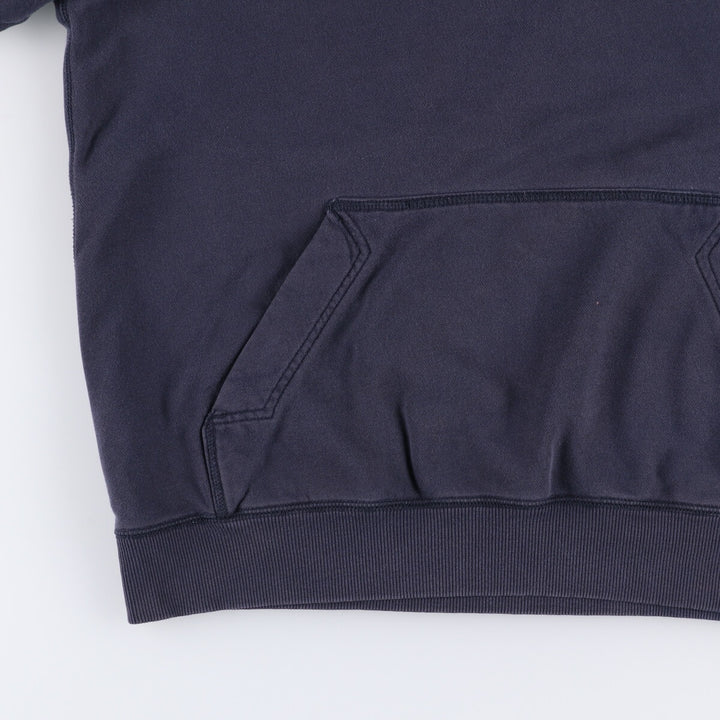 Nike Sweat Pullover Hoodie Men's XL Size cotton navy blue type Vintage Second Hand
