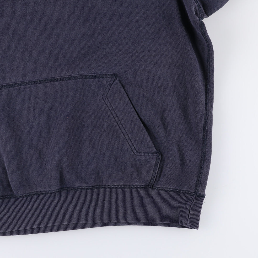 Nike Sweat Pullover Hoodie Men's XL Size cotton navy blue type Vintage Second Hand