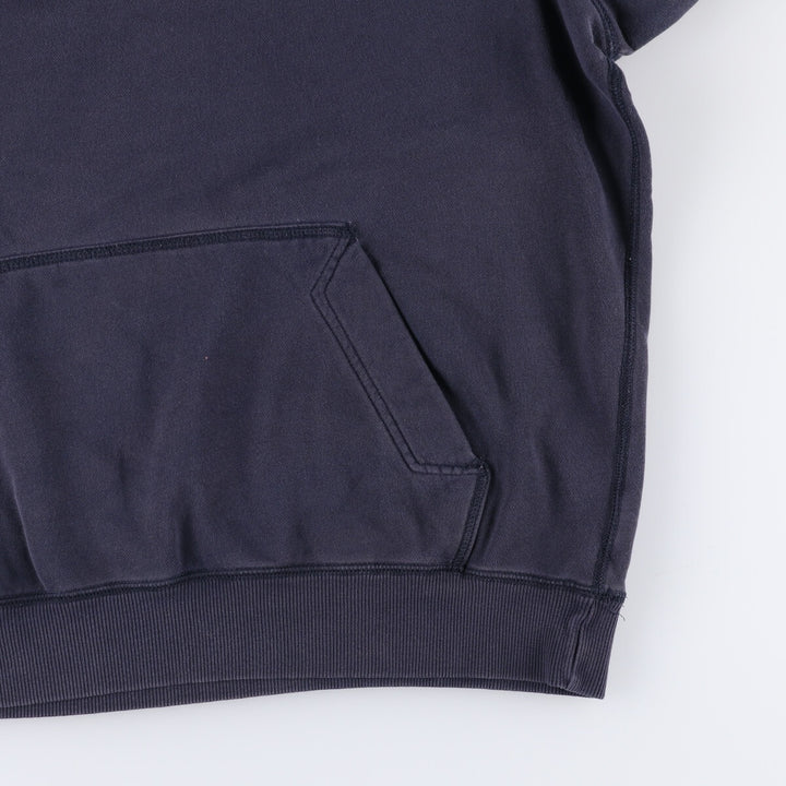 Nike Sweat Pullover Hoodie Men's XL Size cotton navy blue type Vintage Second Hand