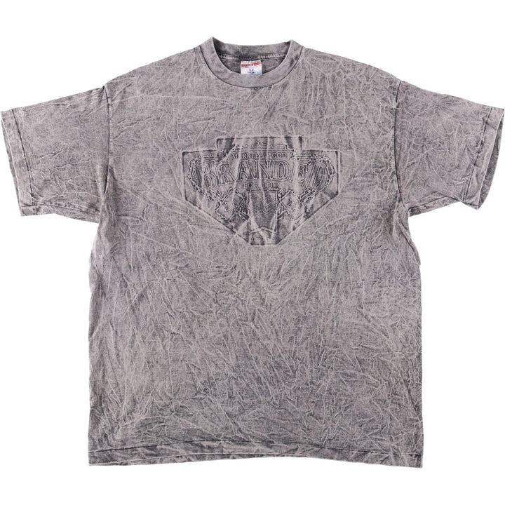 SOF TEE Motorcycle Bike T-Shirt, Made in USA, Men's XXL cotton gray type Vintage Second Hand