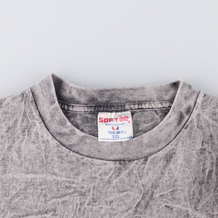 SOF TEE Motorcycle Bike T-Shirt, Made in USA, Men's XXL cotton gray type Vintage Second Hand
