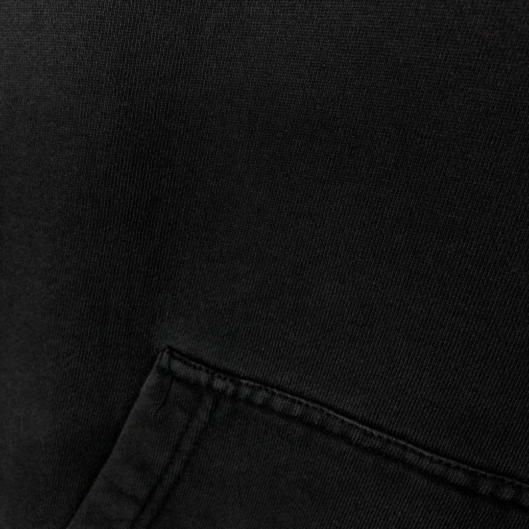 00'S Harley-Davidson Fire Pattern Pullover Sweatshirt Hoodie, Men's Size L cotton black type Vintage Second Hand