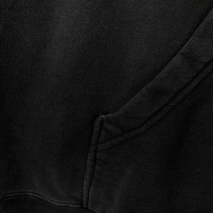 00'S Harley-Davidson Fire Pattern Pullover Sweatshirt Hoodie, Men's Size L cotton black type Vintage Second Hand