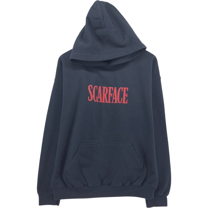 Scarface Movie Sweatshirt Pullover Hoodie, Men's Size L cotton black type Vintage Second Hand