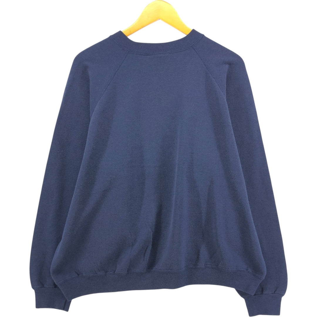 Vintage 90'S Lee printed sweatshirt, made in the USA, men's size XL cotton navy blue type Vintage Second Hand