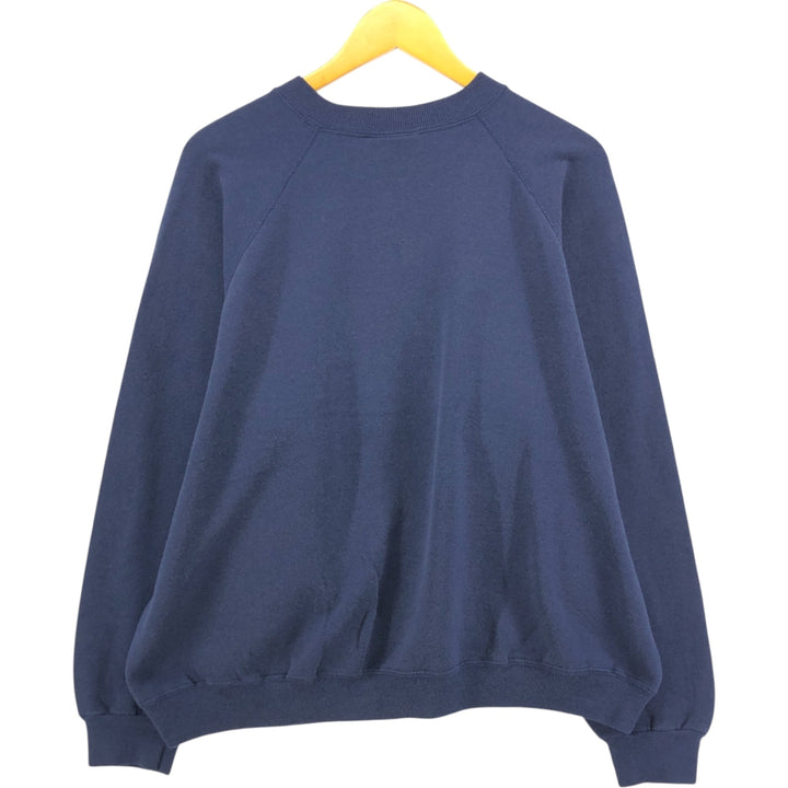 Vintage 90'S Lee printed sweatshirt, made in the USA, men's size XL cotton navy blue type Vintage Second Hand