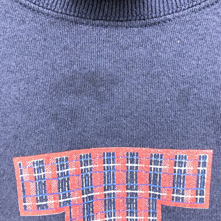 Vintage 90'S Lee printed sweatshirt, made in the USA, men's size XL cotton navy blue type Vintage Second Hand