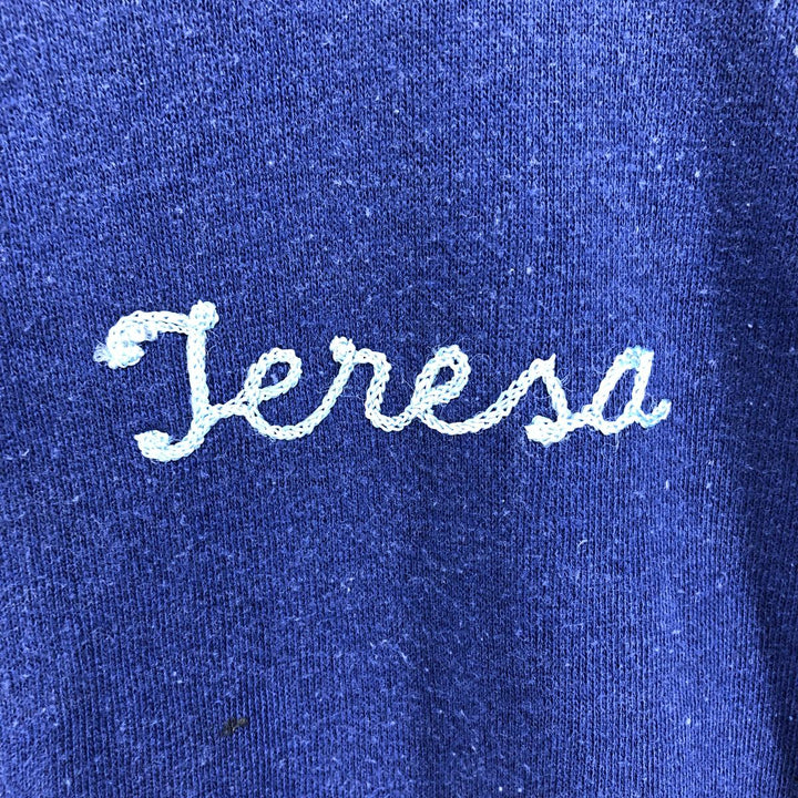Vintage 1970'S JCPenney short-sleeved sweatshirt, size M, men's cotton blue type Vintage Second Hand