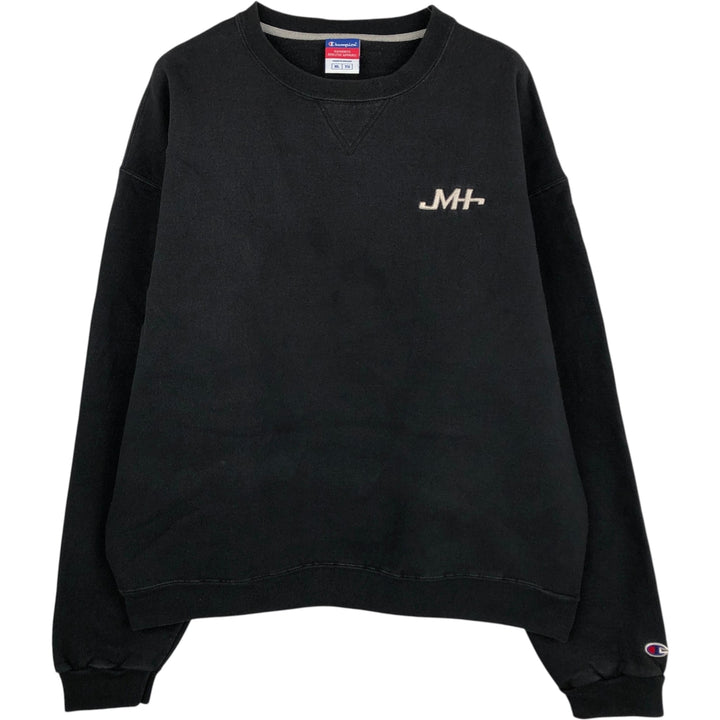 2000'S Champion Authentic Athletic Apparel Sweatshirt, Men's XL cotton black type Vintage Second Hand
