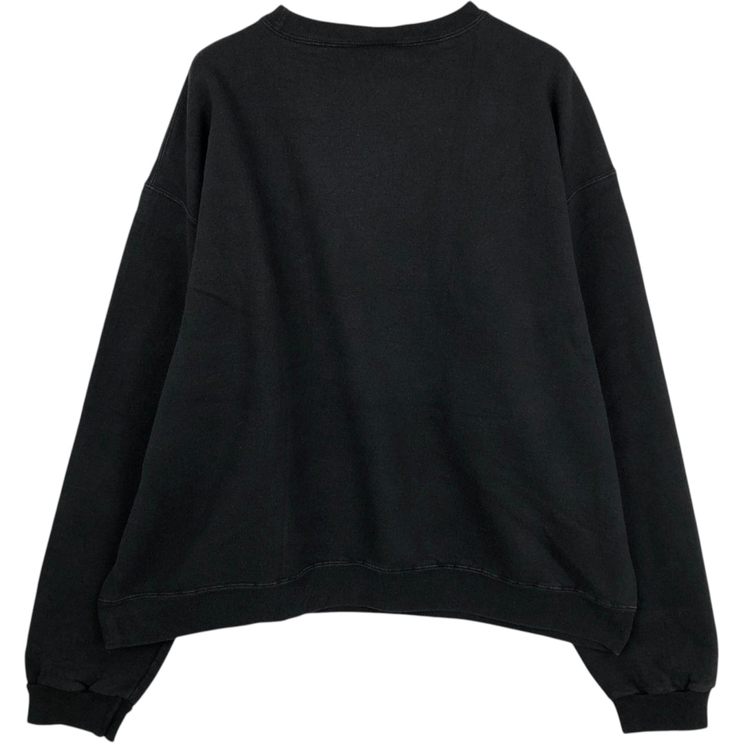 2000'S Champion Authentic Athletic Apparel Sweatshirt, Men's XL cotton black type Vintage Second Hand