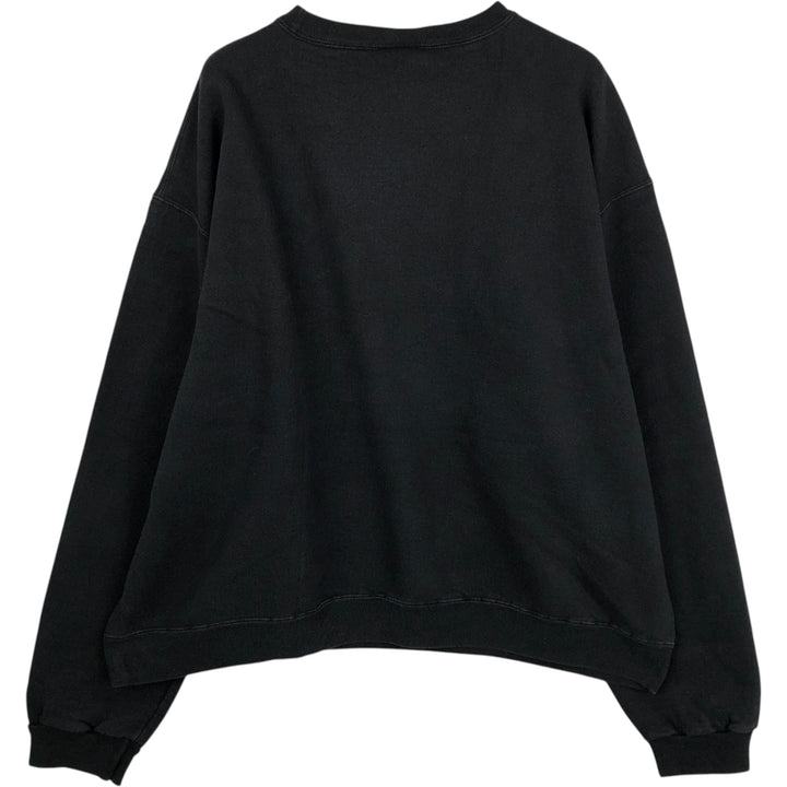 2000'S Champion Authentic Athletic Apparel Sweatshirt, Men's XL cotton black type Vintage Second Hand