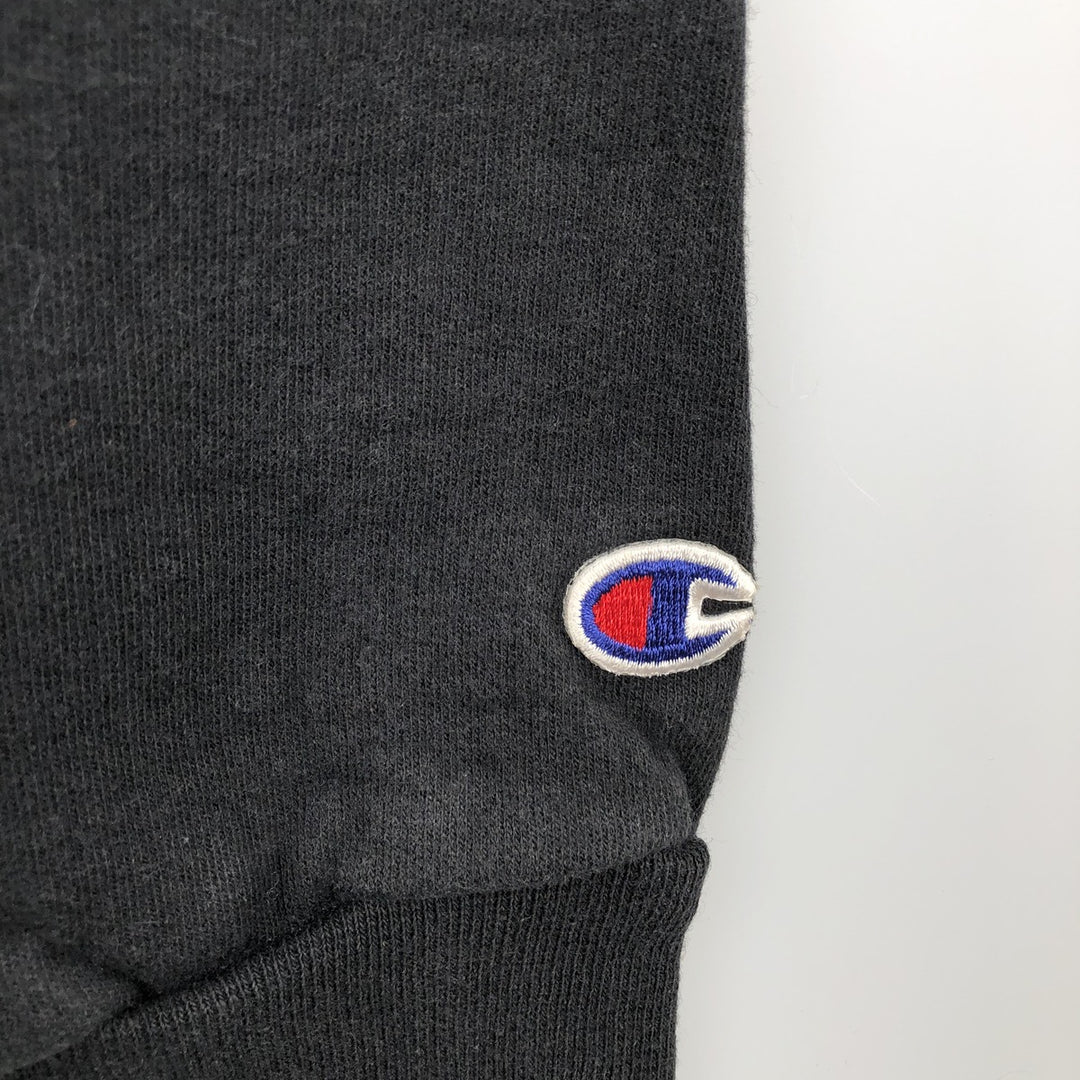 2000'S Champion Authentic Athletic Apparel Sweatshirt, Men's XL cotton black type Vintage Second Hand