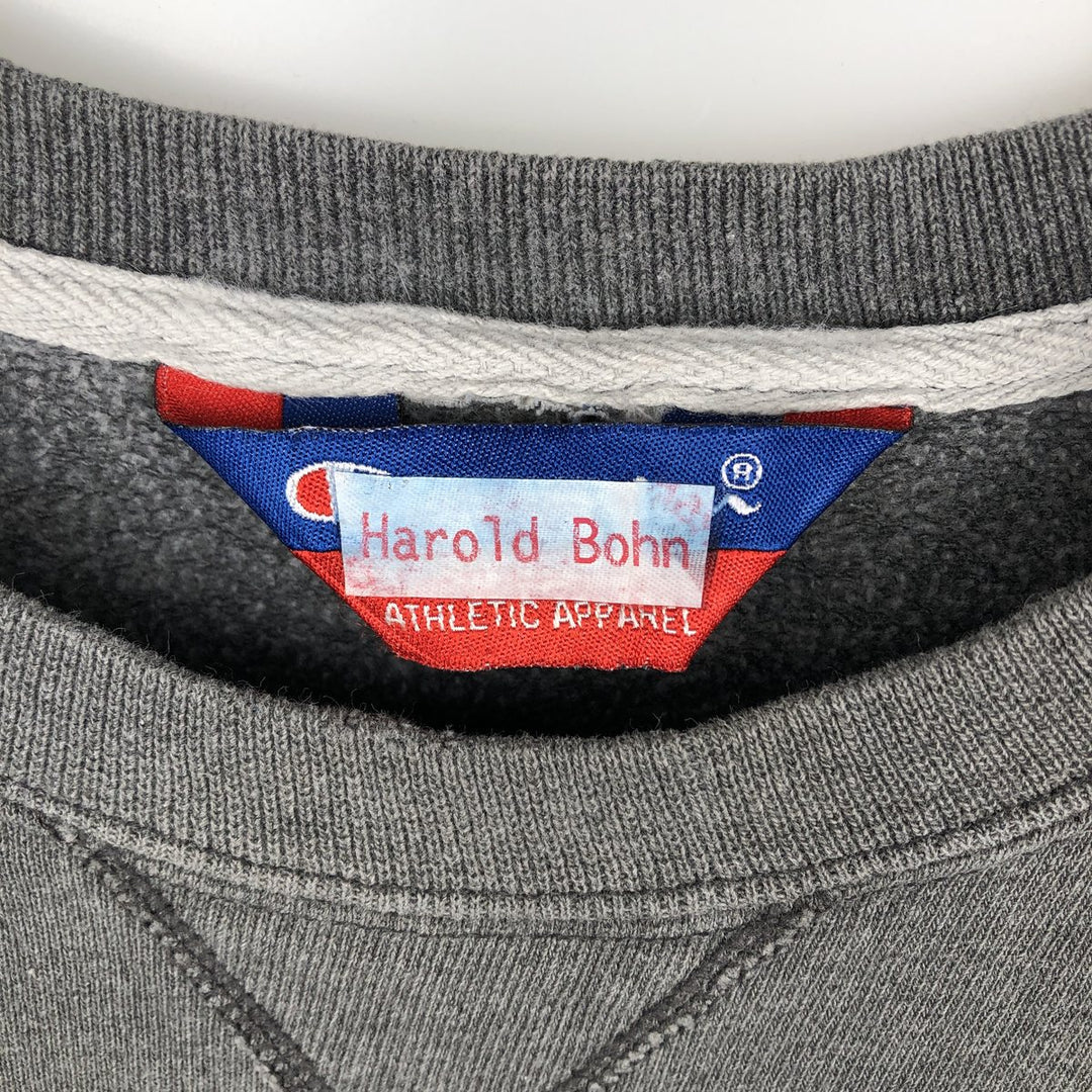 2000'S Champion Authentic Apparel One-Point Logo Sweatshirt, Men's XL unclear gray type Vintage Second Hand