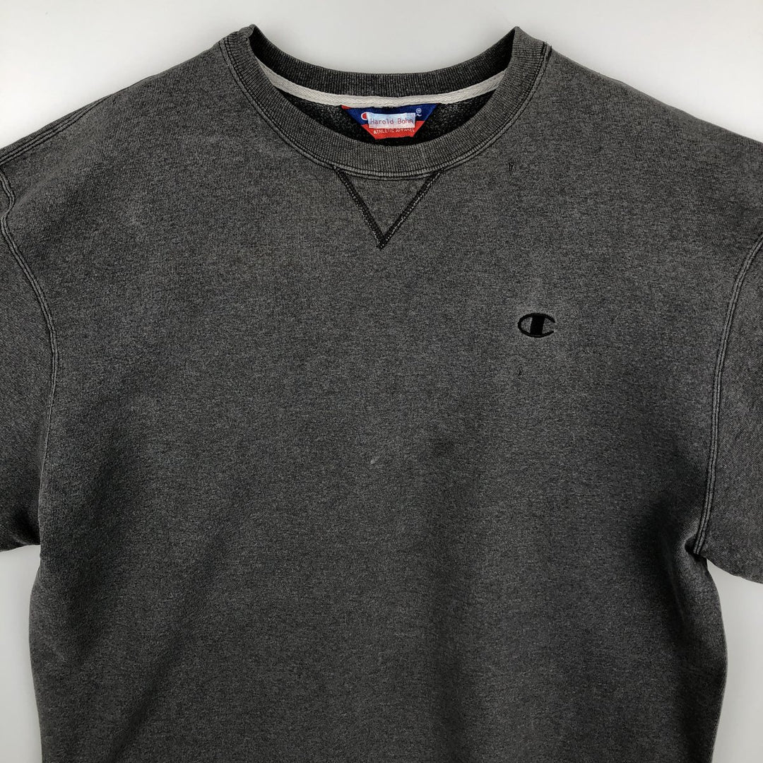 2000'S Champion Authentic Apparel One-Point Logo Sweatshirt, Men's XL unclear gray type Vintage Second Hand