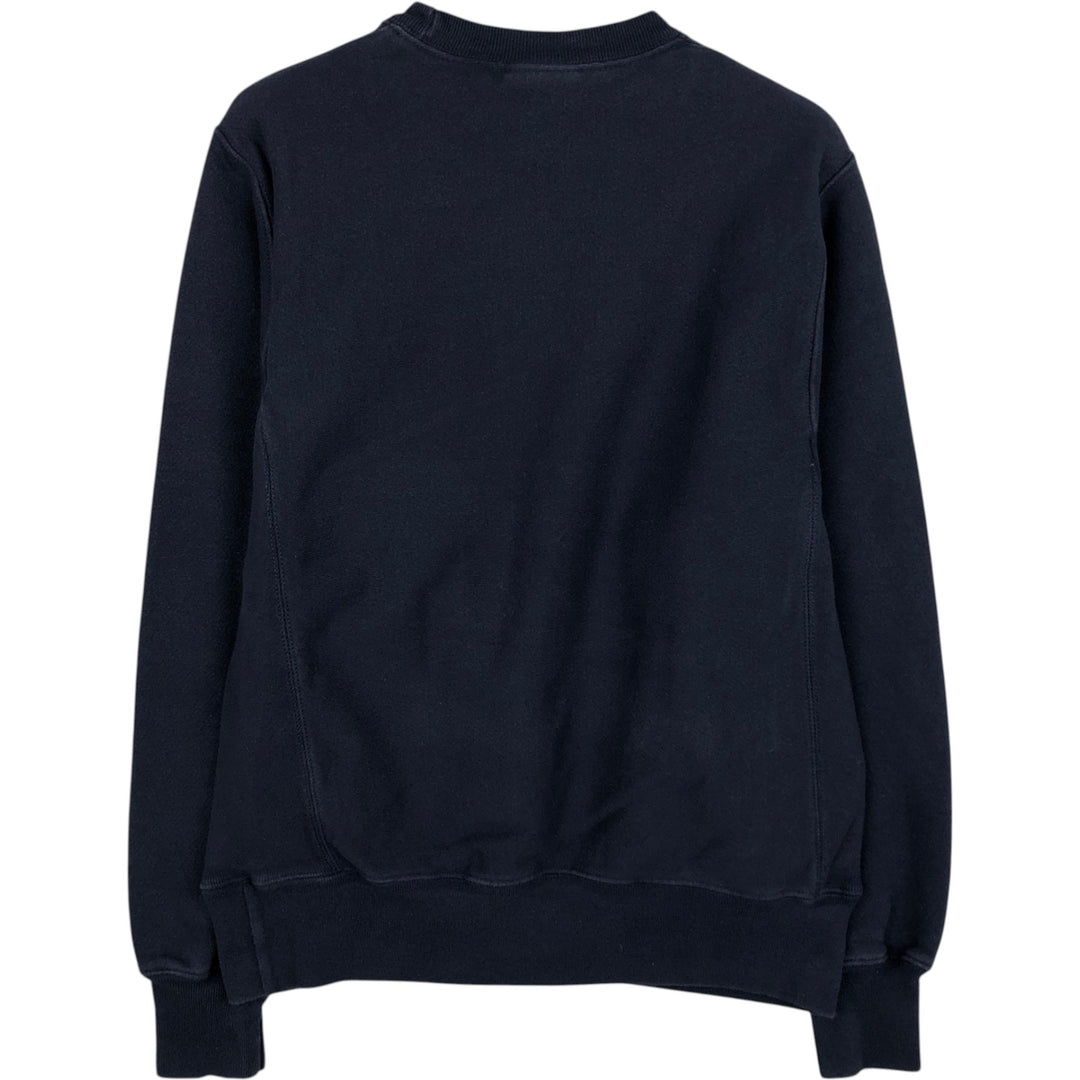 Champion REVERSE WEAVE Reverse Weave Print Sweatshirt, Men's Size Small cotton navy blue type Vintage Second Hand