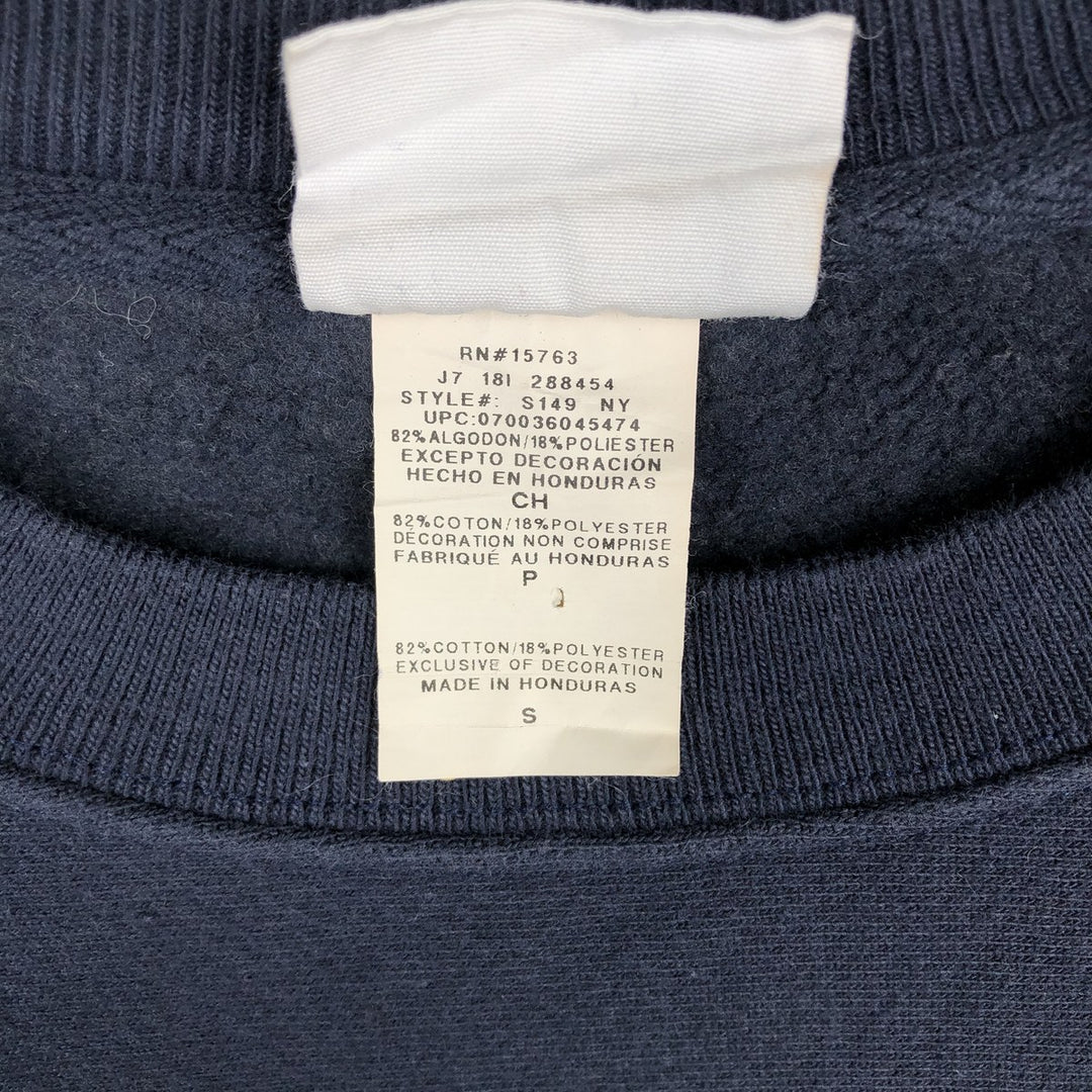 Champion REVERSE WEAVE Reverse Weave Print Sweatshirt, Men's Size Small cotton navy blue type Vintage Second Hand