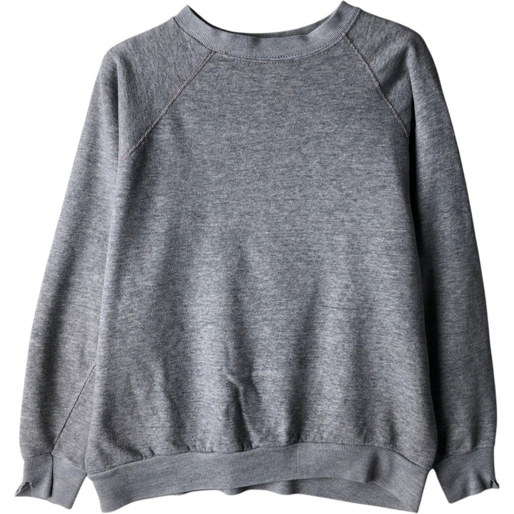 Vintage printed college sweatshirt, size M, men's unclear gray type Vintage Second Hand
