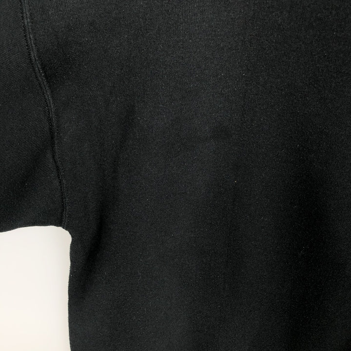 Vintage 80s-90'S Jerzees printed sweatshirt, sweatshirt, made in USA, men's XL size cotton black type Vintage Second Hand