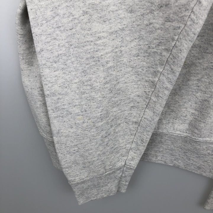 90'S Oneita Power-Sweets Printed Sweatshirt, Made in USA, Men's Size XL, Vintage polyester gray type Vintage Second Hand